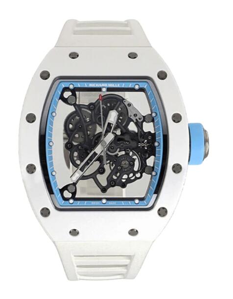Best Richard Mille RM055 White Bubba Watson Asia Edition Replica Watch